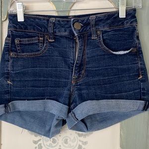 Like new American eagle jeans shorts size 4